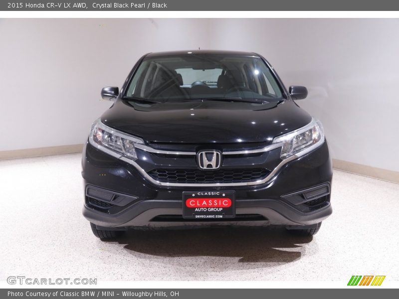Crystal Black Pearl / Black 2015 Honda CR-V LX AWD