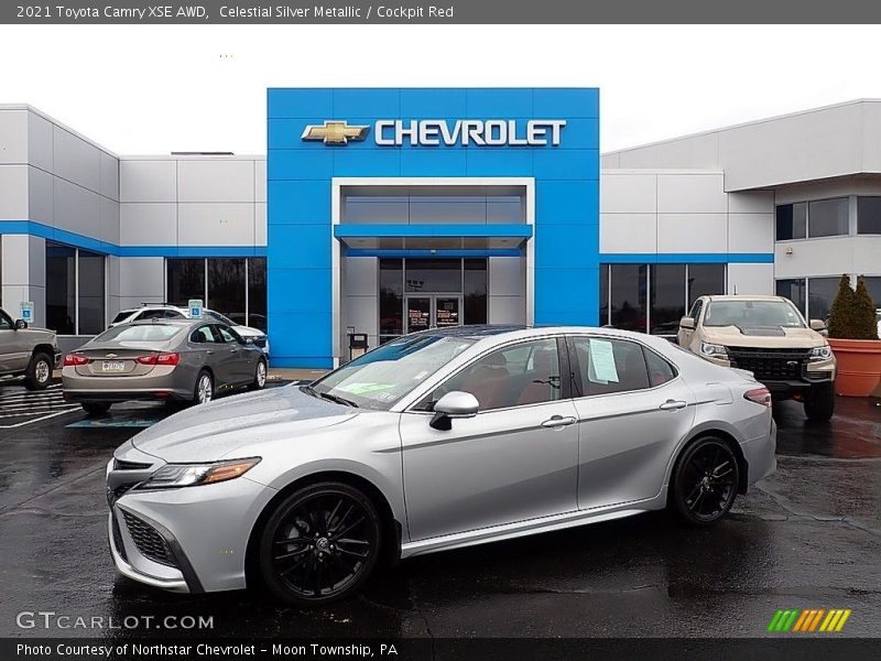 Front 3/4 View of 2021 Camry XSE AWD