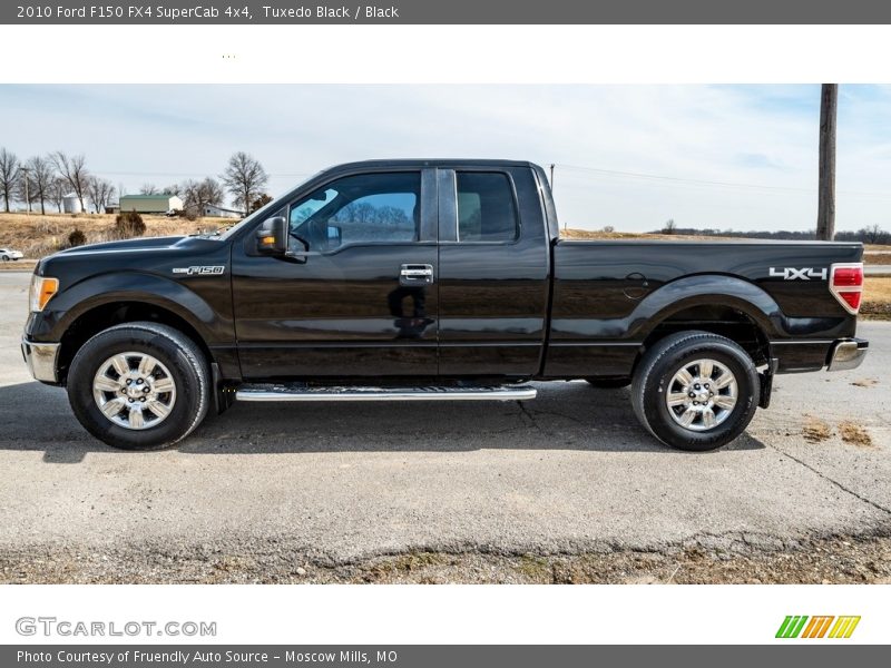 Tuxedo Black / Black 2010 Ford F150 FX4 SuperCab 4x4