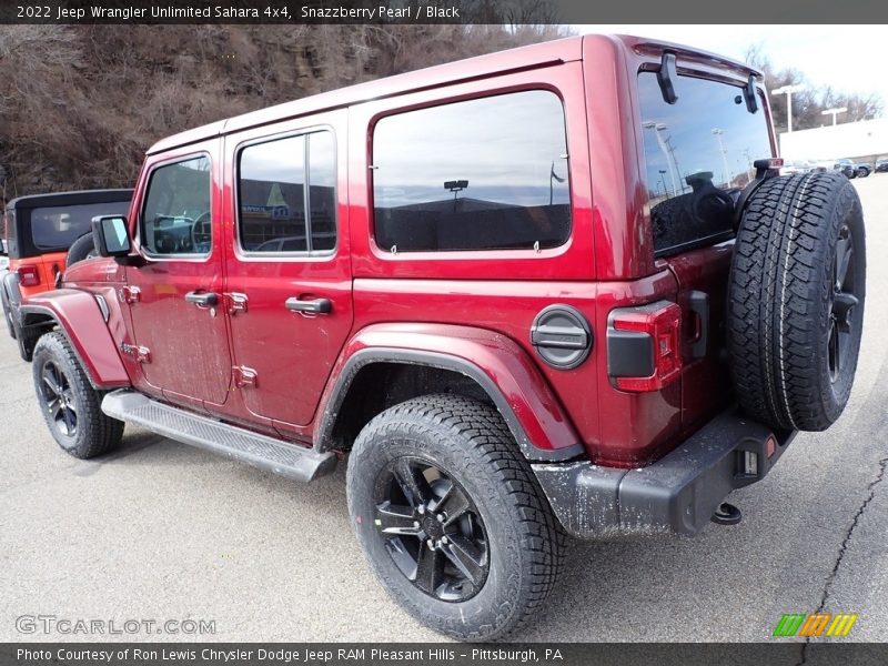 Snazzberry Pearl / Black 2022 Jeep Wrangler Unlimited Sahara 4x4