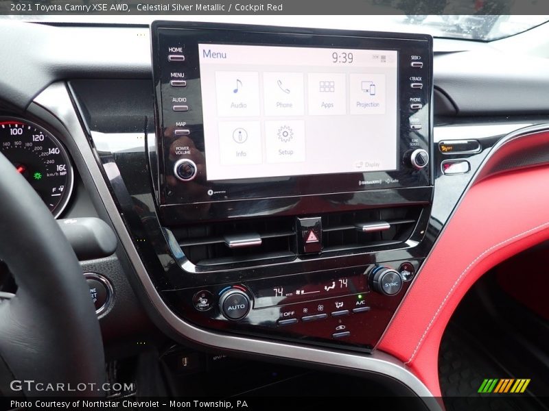 Controls of 2021 Camry XSE AWD