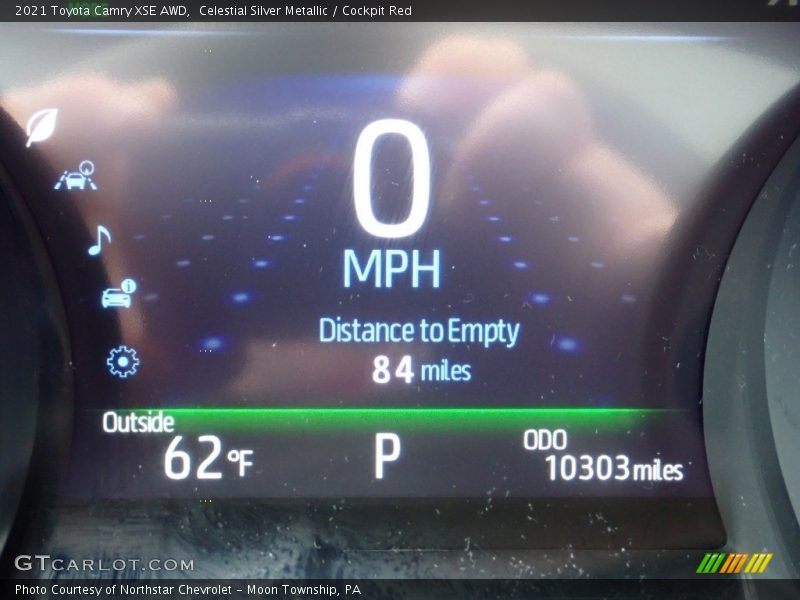 Celestial Silver Metallic / Cockpit Red 2021 Toyota Camry XSE AWD