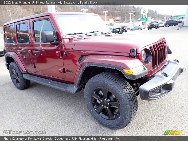 Snazzberry Pearl / Black 2022 Jeep Wrangler Unlimited Sahara 4x4