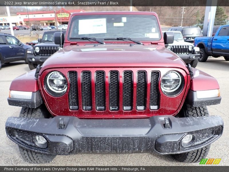 Snazzberry Pearl / Black 2022 Jeep Wrangler Unlimited Sahara 4x4