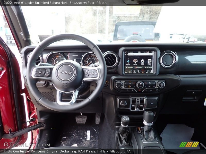 Snazzberry Pearl / Black 2022 Jeep Wrangler Unlimited Sahara 4x4