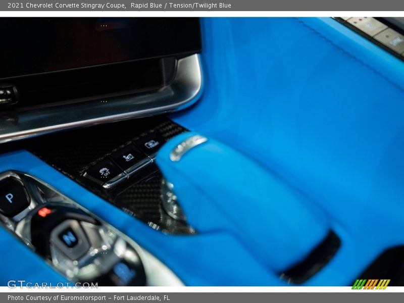 Rapid Blue / Tension/Twilight Blue 2021 Chevrolet Corvette Stingray Coupe