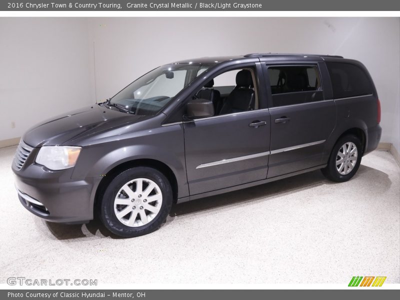 Granite Crystal Metallic / Black/Light Graystone 2016 Chrysler Town & Country Touring