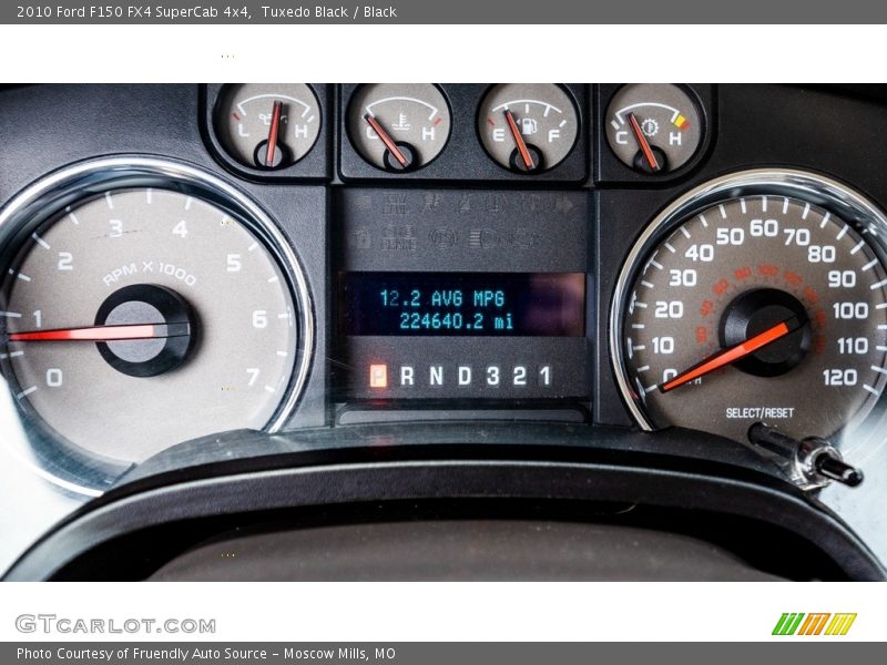 Tuxedo Black / Black 2010 Ford F150 FX4 SuperCab 4x4