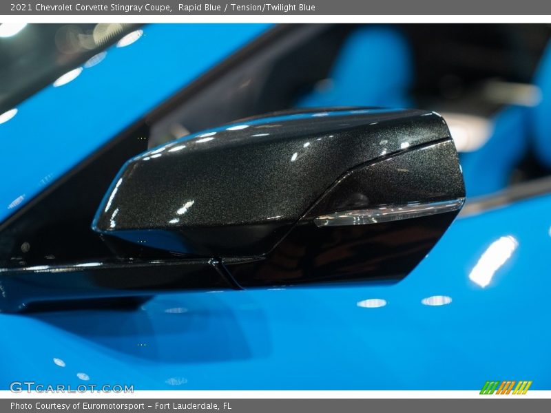 Rapid Blue / Tension/Twilight Blue 2021 Chevrolet Corvette Stingray Coupe