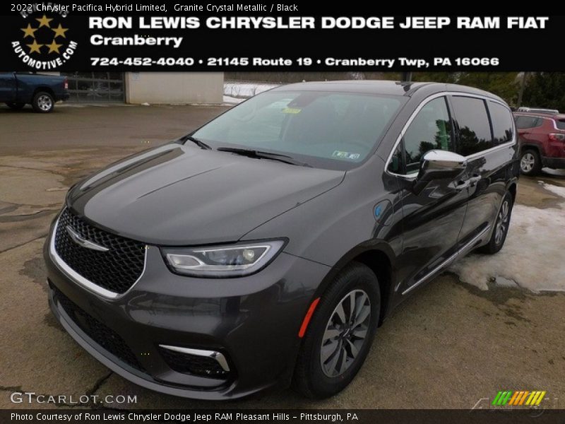 Granite Crystal Metallic / Black 2022 Chrysler Pacifica Hybrid Limited