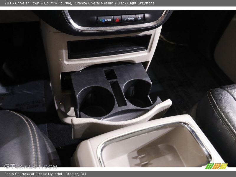 Granite Crystal Metallic / Black/Light Graystone 2016 Chrysler Town & Country Touring