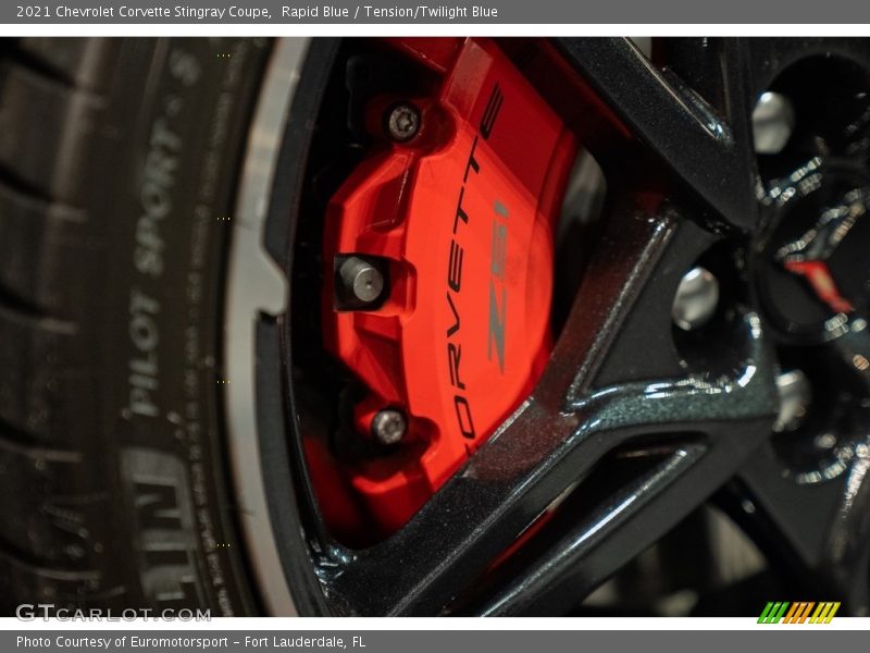 Rapid Blue / Tension/Twilight Blue 2021 Chevrolet Corvette Stingray Coupe