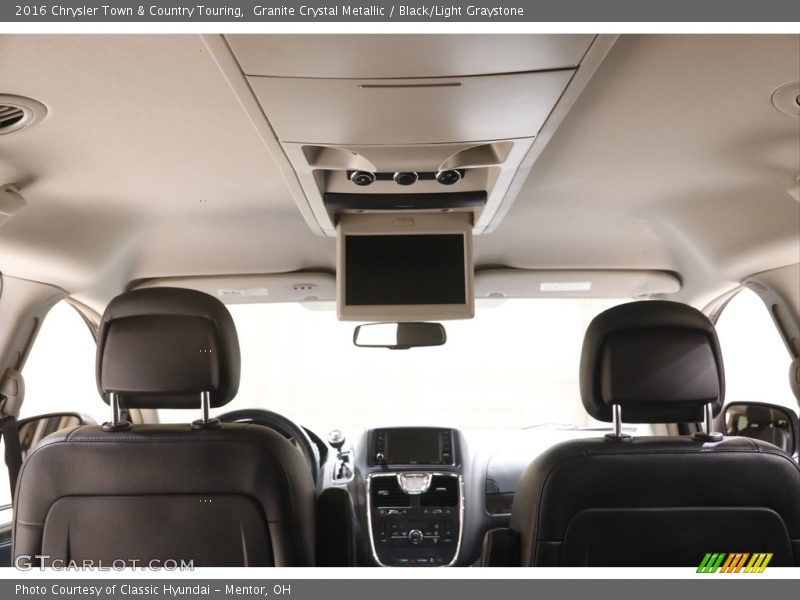Granite Crystal Metallic / Black/Light Graystone 2016 Chrysler Town & Country Touring