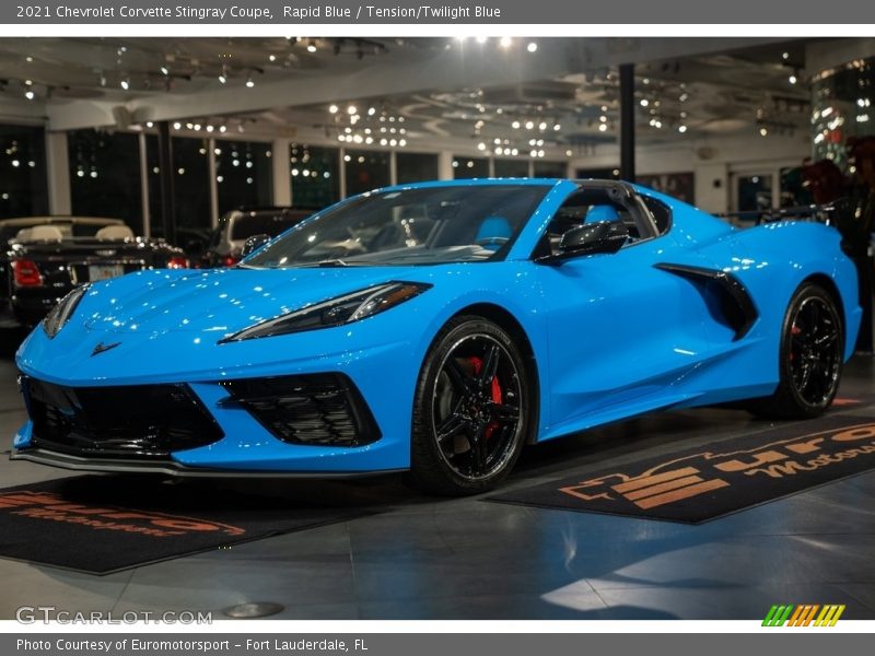 Front 3/4 View of 2021 Corvette Stingray Coupe