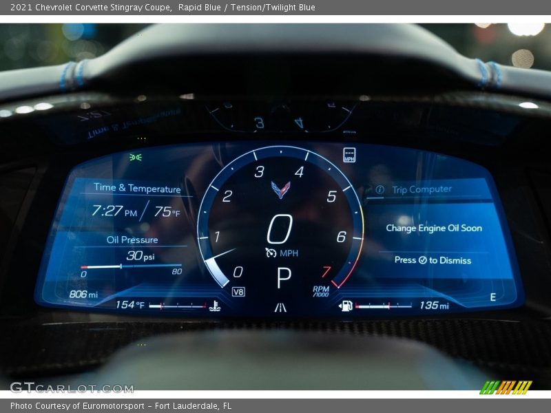  2021 Corvette Stingray Coupe Stingray Coupe Gauges