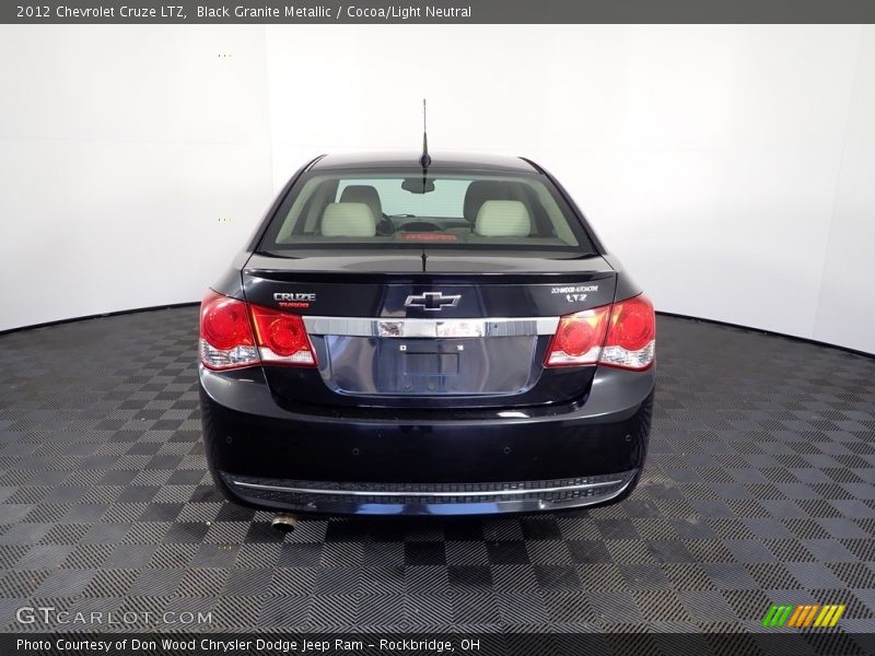 Black Granite Metallic / Cocoa/Light Neutral 2012 Chevrolet Cruze LTZ