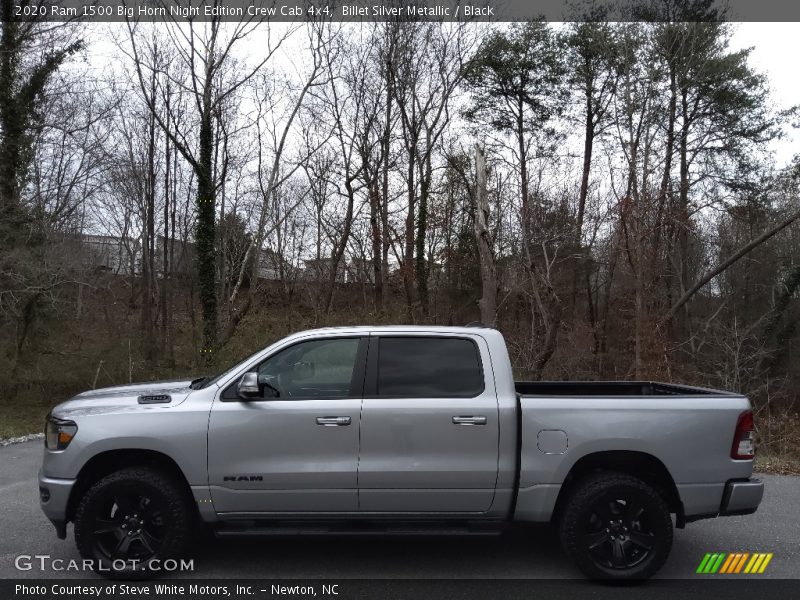 Billet Silver Metallic / Black 2020 Ram 1500 Big Horn Night Edition Crew Cab 4x4