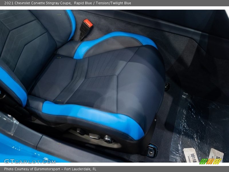 Front Seat of 2021 Corvette Stingray Coupe