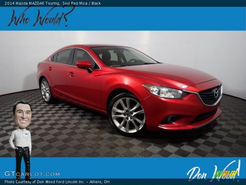 Soul Red Mica / Black 2014 Mazda MAZDA6 Touring