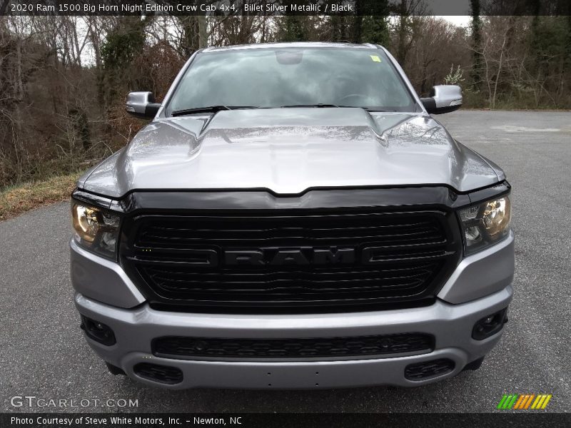 Billet Silver Metallic / Black 2020 Ram 1500 Big Horn Night Edition Crew Cab 4x4