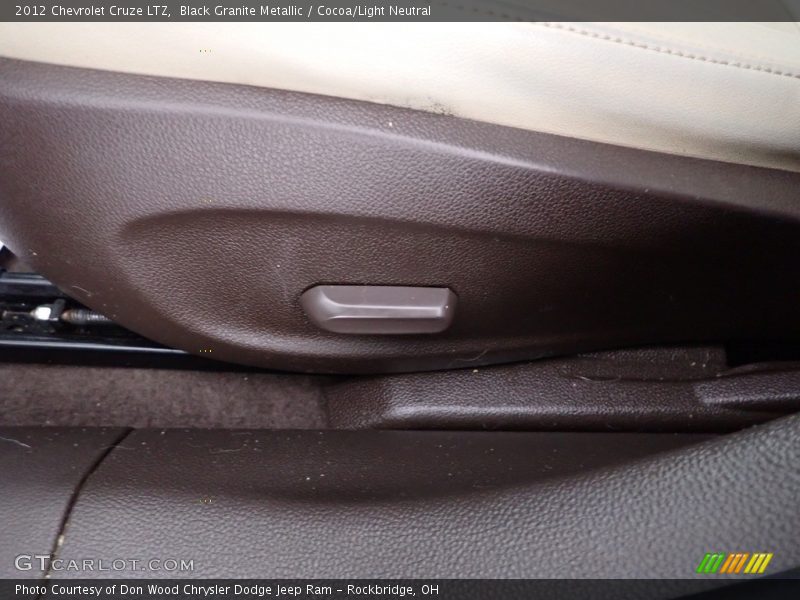 Black Granite Metallic / Cocoa/Light Neutral 2012 Chevrolet Cruze LTZ