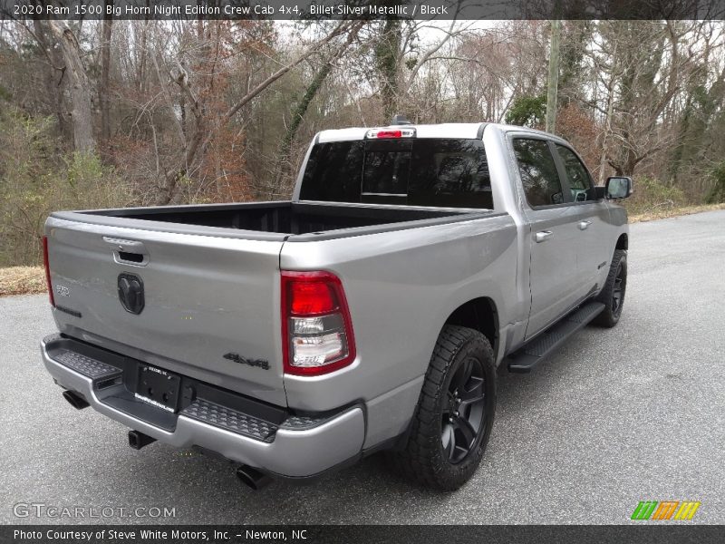 Billet Silver Metallic / Black 2020 Ram 1500 Big Horn Night Edition Crew Cab 4x4