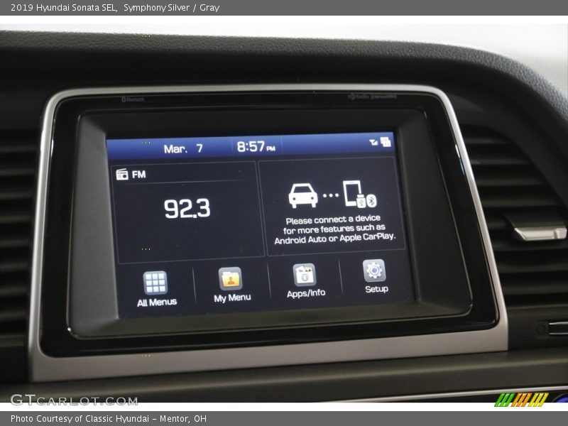 Symphony Silver / Gray 2019 Hyundai Sonata SEL