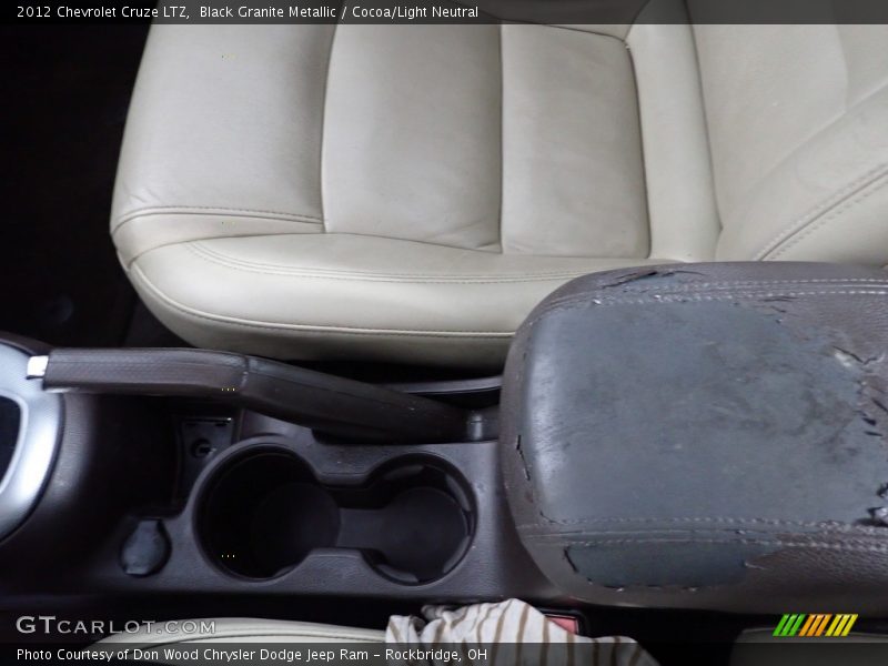 Black Granite Metallic / Cocoa/Light Neutral 2012 Chevrolet Cruze LTZ