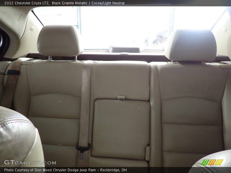 Black Granite Metallic / Cocoa/Light Neutral 2012 Chevrolet Cruze LTZ
