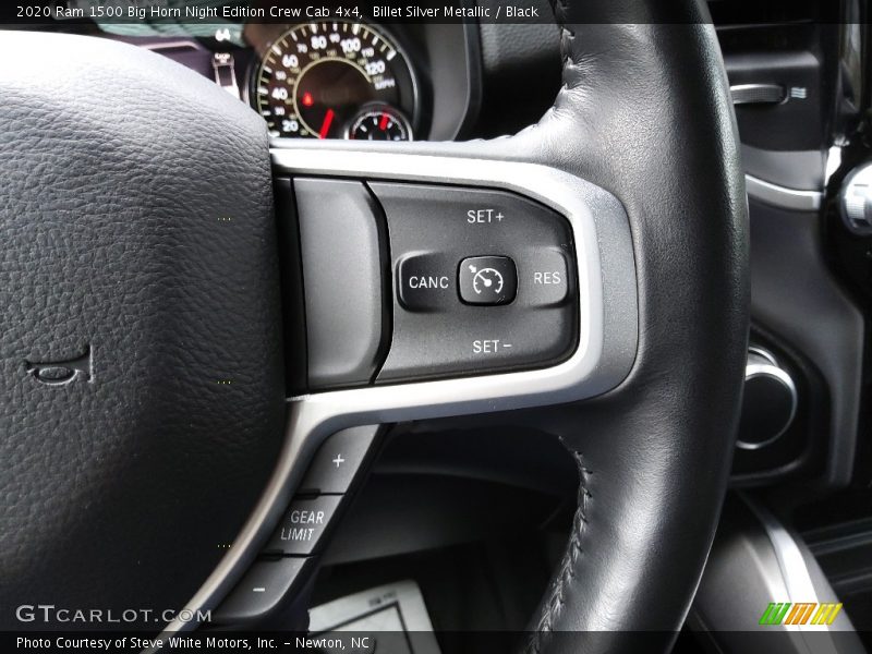 Billet Silver Metallic / Black 2020 Ram 1500 Big Horn Night Edition Crew Cab 4x4