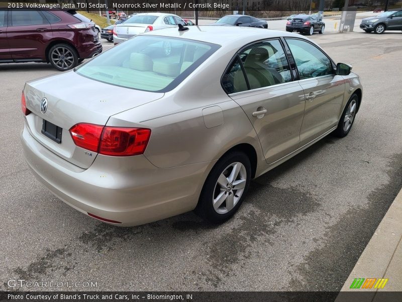 Moonrock Silver Metallic / Cornsilk Beige 2013 Volkswagen Jetta TDI Sedan