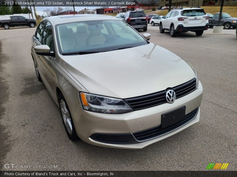 Moonrock Silver Metallic / Cornsilk Beige 2013 Volkswagen Jetta TDI Sedan