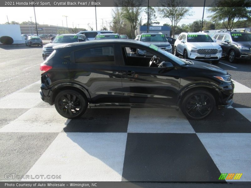 Crystal Black Pearl / Black 2021 Honda HR-V Sport