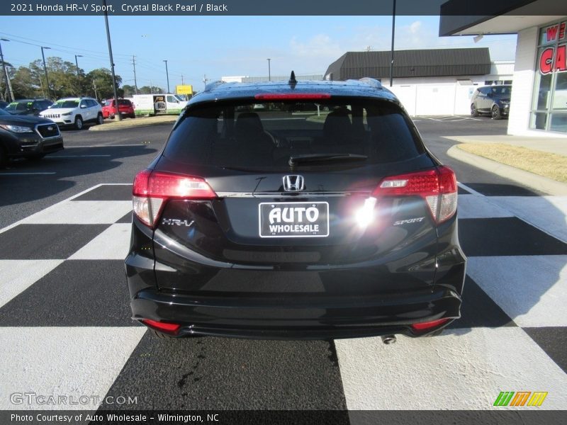 Crystal Black Pearl / Black 2021 Honda HR-V Sport