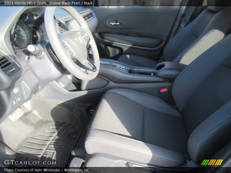 Crystal Black Pearl / Black 2021 Honda HR-V Sport