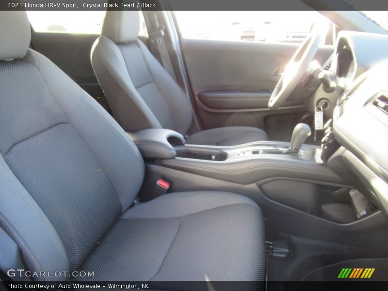 Crystal Black Pearl / Black 2021 Honda HR-V Sport