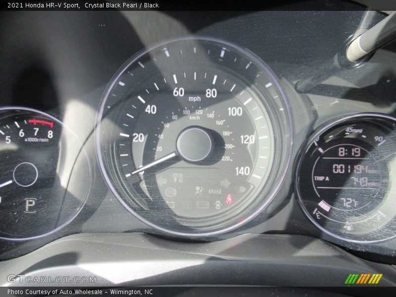 Crystal Black Pearl / Black 2021 Honda HR-V Sport