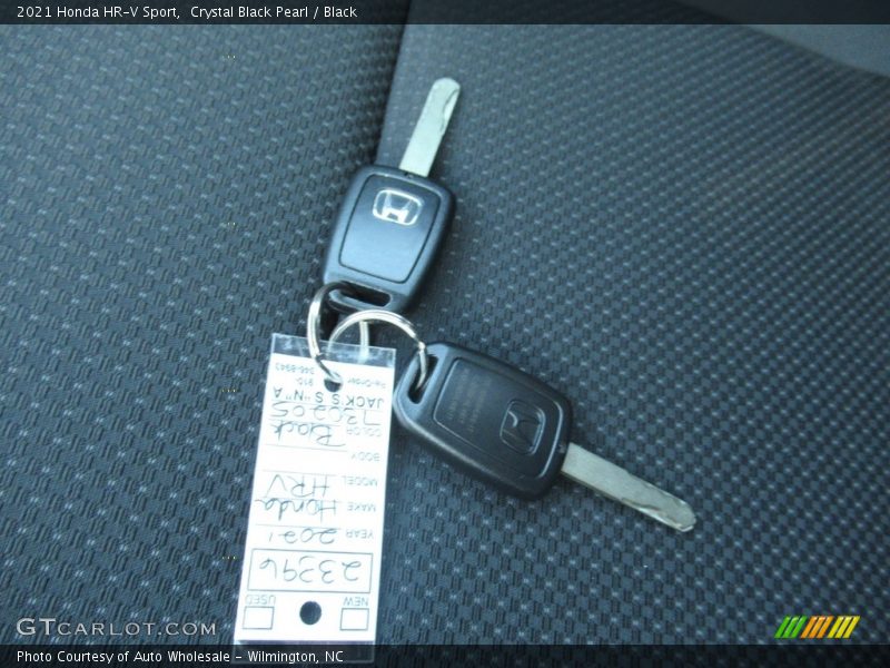 Crystal Black Pearl / Black 2021 Honda HR-V Sport