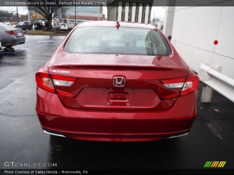 Radiant Red Metallic / Gray 2019 Honda Accord LX Sedan