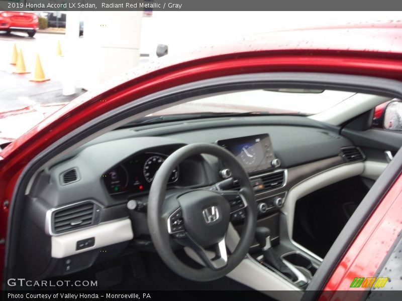 Radiant Red Metallic / Gray 2019 Honda Accord LX Sedan