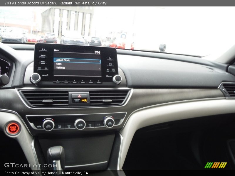 Radiant Red Metallic / Gray 2019 Honda Accord LX Sedan