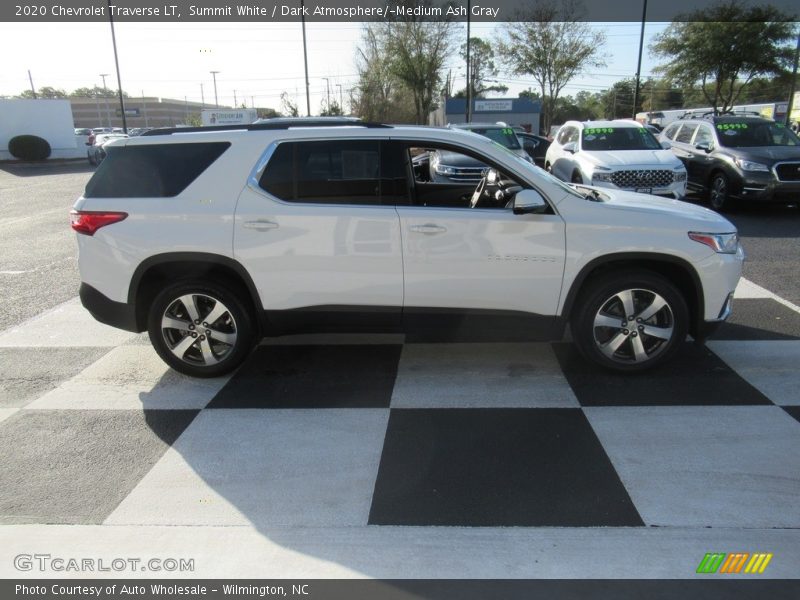 Summit White / Dark Atmosphere/­Medium Ash Gray 2020 Chevrolet Traverse LT