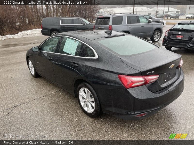 Mosaic Black Metallic / Jet Black 2020 Chevrolet Malibu LT