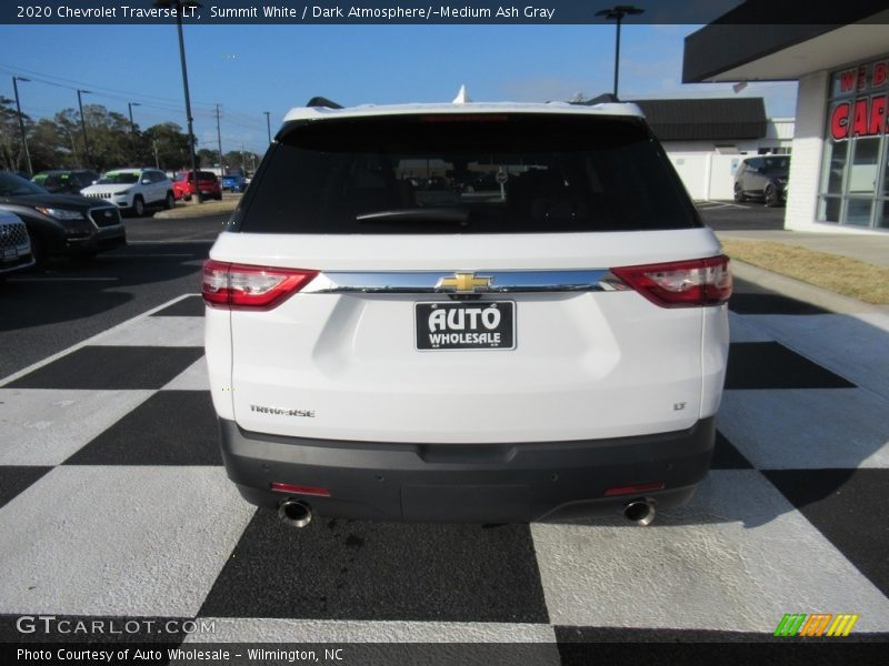 Summit White / Dark Atmosphere/­Medium Ash Gray 2020 Chevrolet Traverse LT