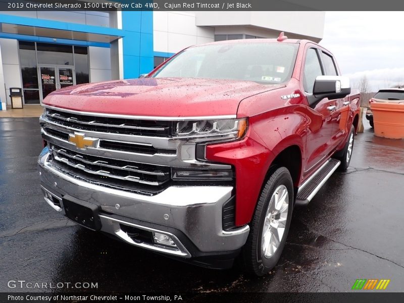 Cajun Red Tintcoat / Jet Black 2019 Chevrolet Silverado 1500 LTZ Crew Cab 4WD