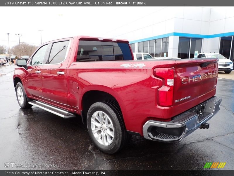 Cajun Red Tintcoat / Jet Black 2019 Chevrolet Silverado 1500 LTZ Crew Cab 4WD