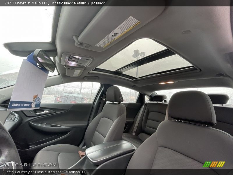 Mosaic Black Metallic / Jet Black 2020 Chevrolet Malibu LT