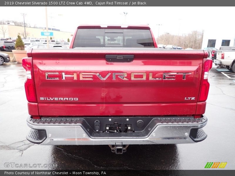 Cajun Red Tintcoat / Jet Black 2019 Chevrolet Silverado 1500 LTZ Crew Cab 4WD