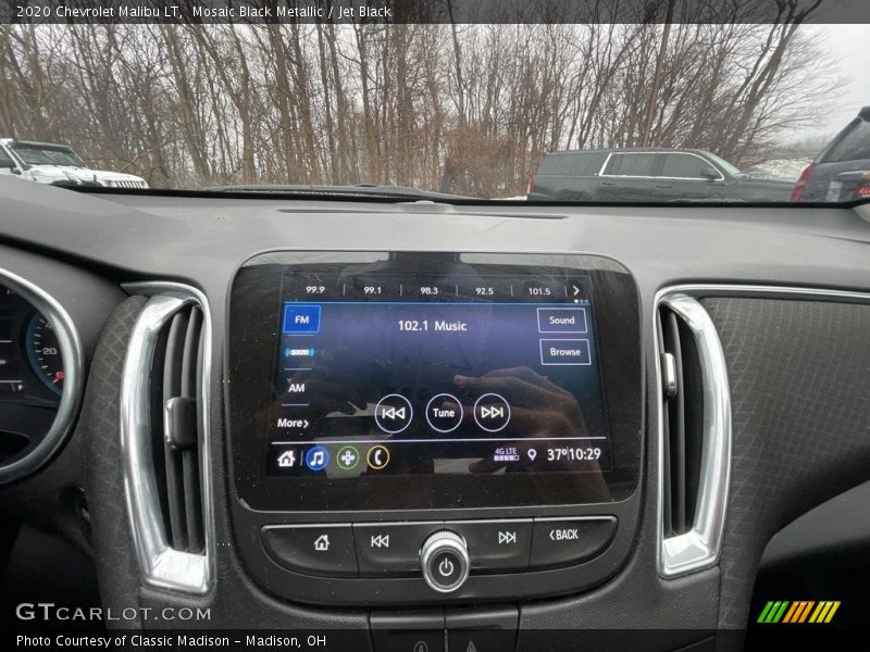 Mosaic Black Metallic / Jet Black 2020 Chevrolet Malibu LT