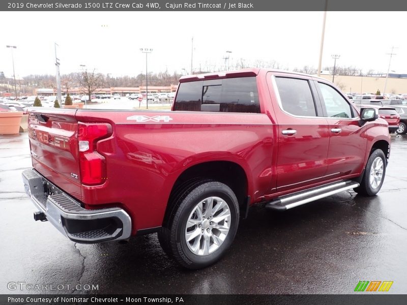 Cajun Red Tintcoat / Jet Black 2019 Chevrolet Silverado 1500 LTZ Crew Cab 4WD